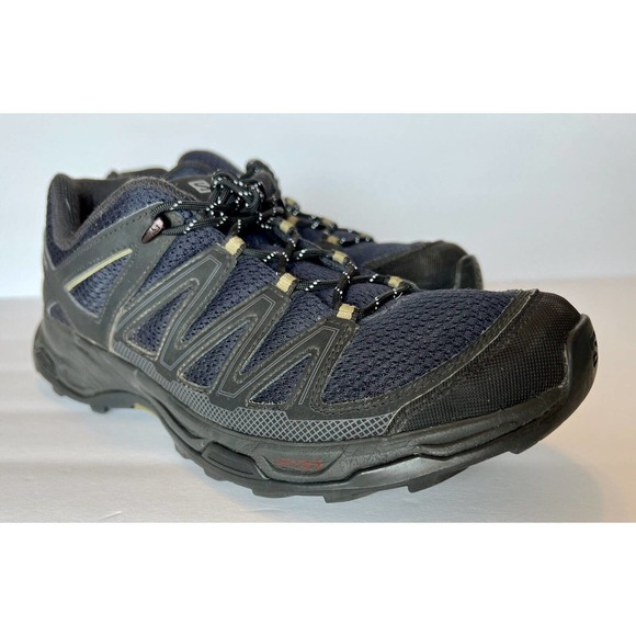 Salomon Other - Salomon Pathfinder Men's Navy Hiking Shoes Size 12 Contagrip 405143